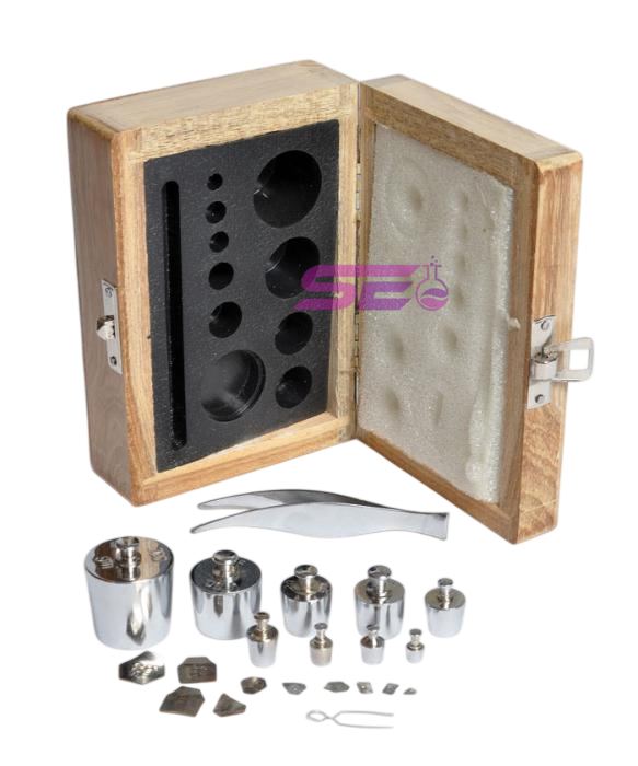 Analytical Weight Box Set of 9, Brass